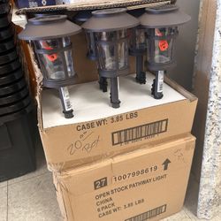 Hampton Bay Duncan 10 Lumen Bronze LED Weather Resistant Outdoor Solar Path Light with Plastic Lens