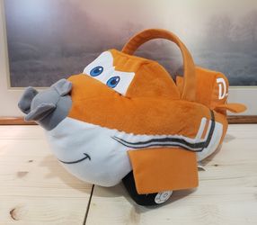 Disney Pixar Planes Dusty Crophopper Plush Basket! Great For Halloween, Toy Storage, Decor Or Playtime!