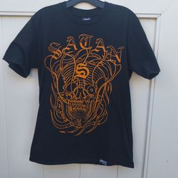 RARE🔥Stay Cold Apparel Unisex SATAN T-shirt Medium 
