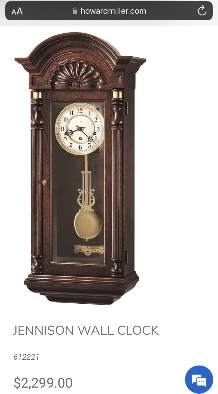 Vintage Chime Winding Wall Clock