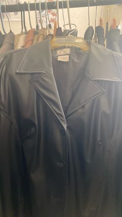 Woman’s Soft Leather Look Jacket