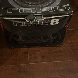 Toro Force 8inch Sub And Rockville Ss10 Under Seat Sub