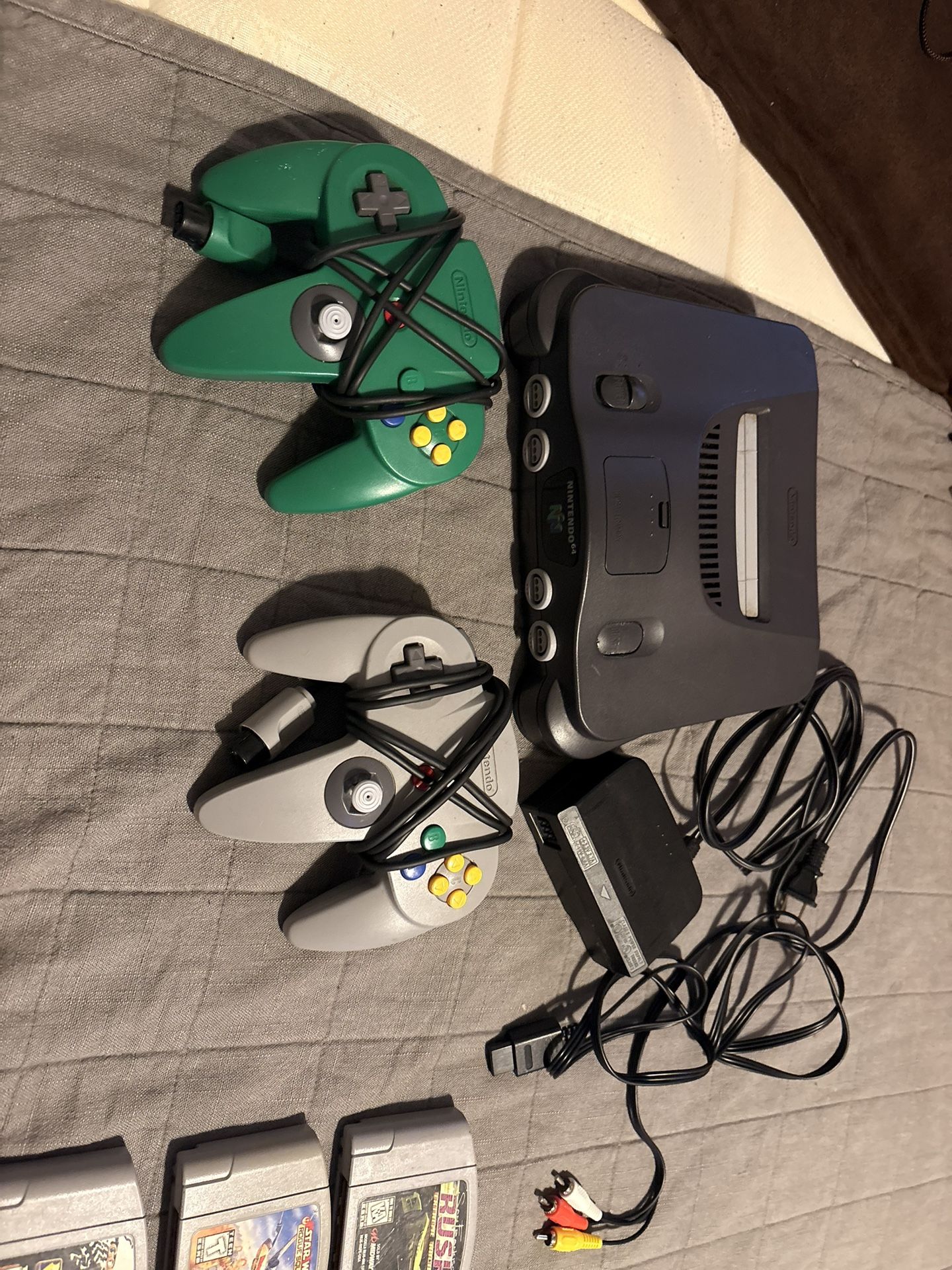 2 Nintendo 64 Consoles