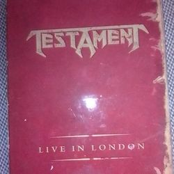 TESTAMENT LIVE IN LONDON! DVD $8