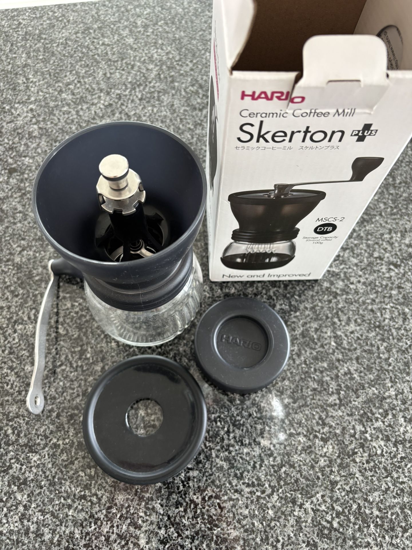 Hario Ceramic Coffee Mill Skerton plus