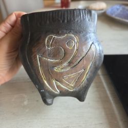 Prehistoric Hopewell Culture Duck Pot #3944 Reproduction Artifact Relic