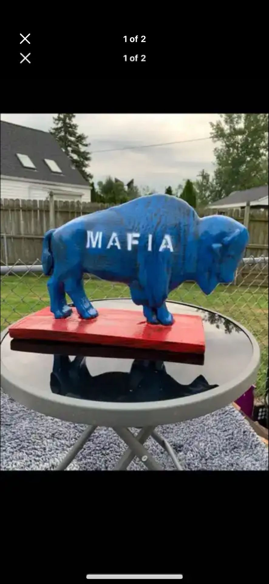 Bill’s Mafia Buffalo Statue