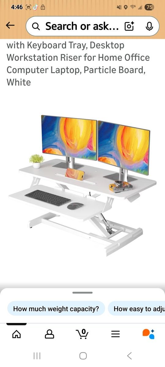 Stand Up Adjustable Desk