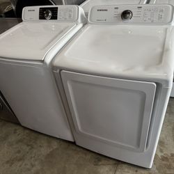 Samsung Washer and dryer extra large load capacity working perfectly with warranty extra for delivery same day delivery and installation available