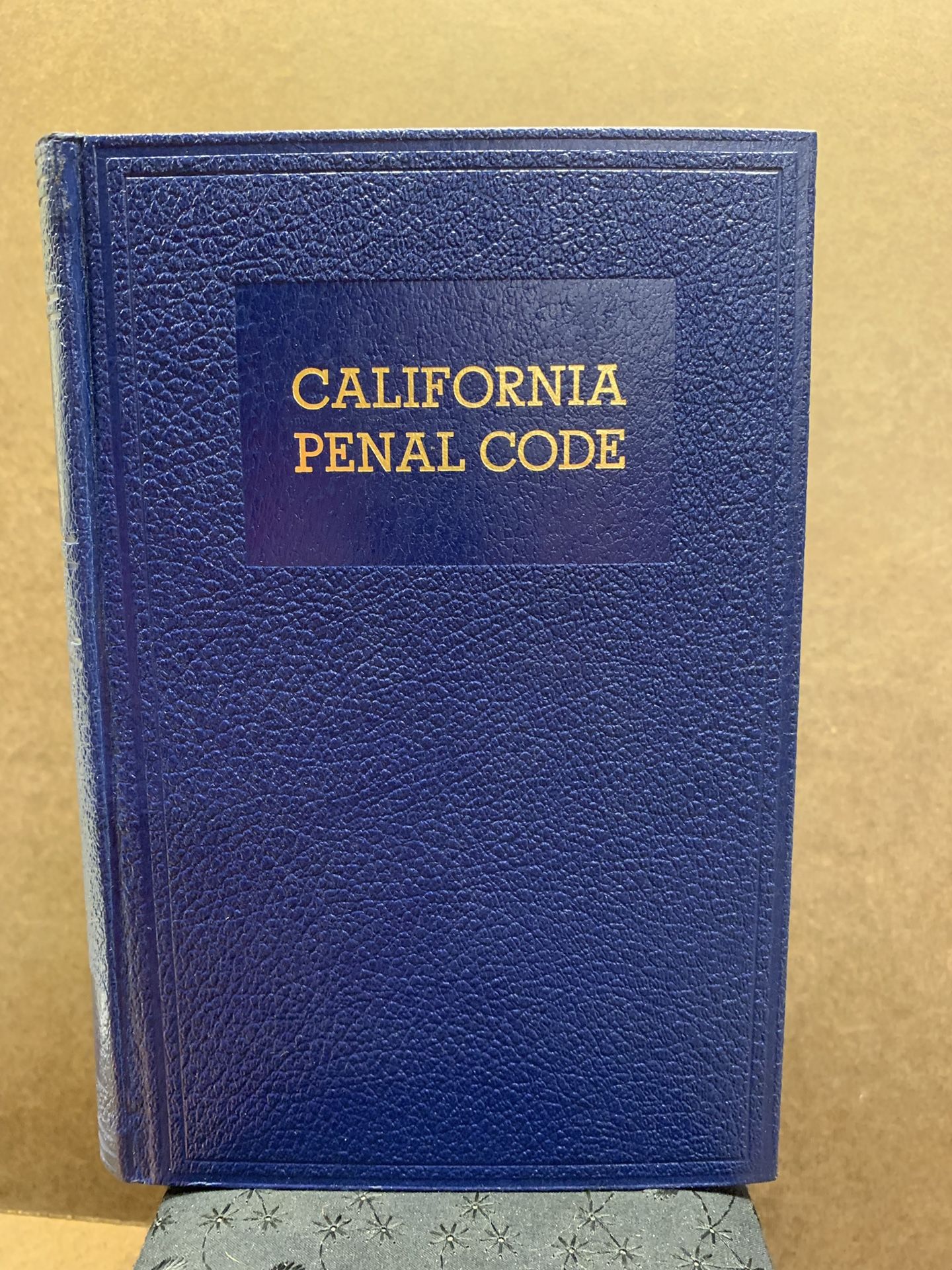 California Penal Code hard cover book 1977 - 78