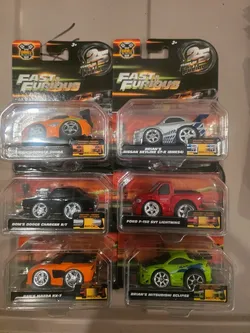 Jada Fast & Furious Small Blocks Diecast Car Lot