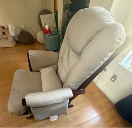 Wooden rocking chair