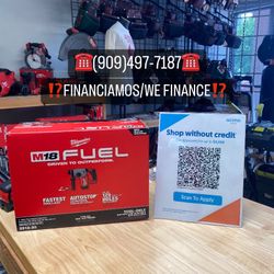 Milwaukee M18 FUEL 18V Lithium-Ion Brushless Cordless 1 in. SDS-Plus Rotary Hammer (Tool-Only)**(FINANCIAMOS/WE FINANCE)**