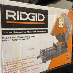 Ridgid Cut Off Machine