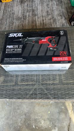 SKIL 20V PWR CORE 20 Cordless Brushless Reciprocating Saw Kit (Battery & Charger