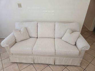 Sofa with Skirted Base