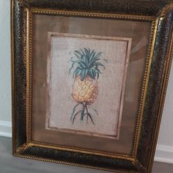 Paragon PINEAPPLE PICTURE FRAME In Great CONDITION 