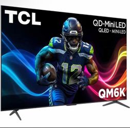 TCL 65” QM6K QD-Mini LED 4K Smart TV
