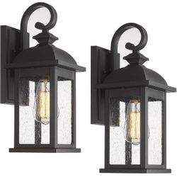 FEMILA Exterior Wall Sconce, 2 Packs Outdoor Waterproof