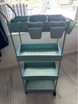 Storage cart organizer