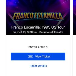 Tickets Franco Escamilla