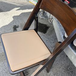 Chiavari toughwood wood folding chair w/ cushion ** Brand New** ** In Box**