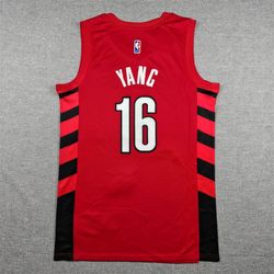 Portland Trail Blazers Yang swingman basketball jerseys S-2XL
