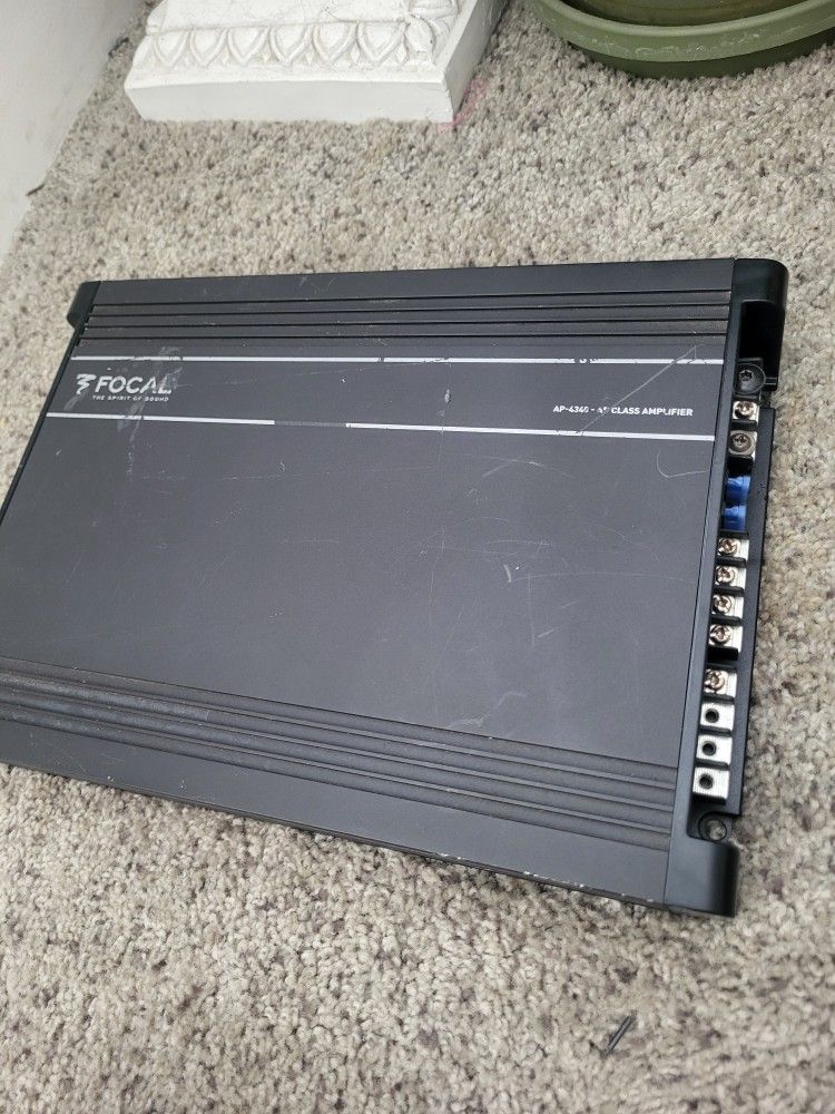 Focal 4ch Amp