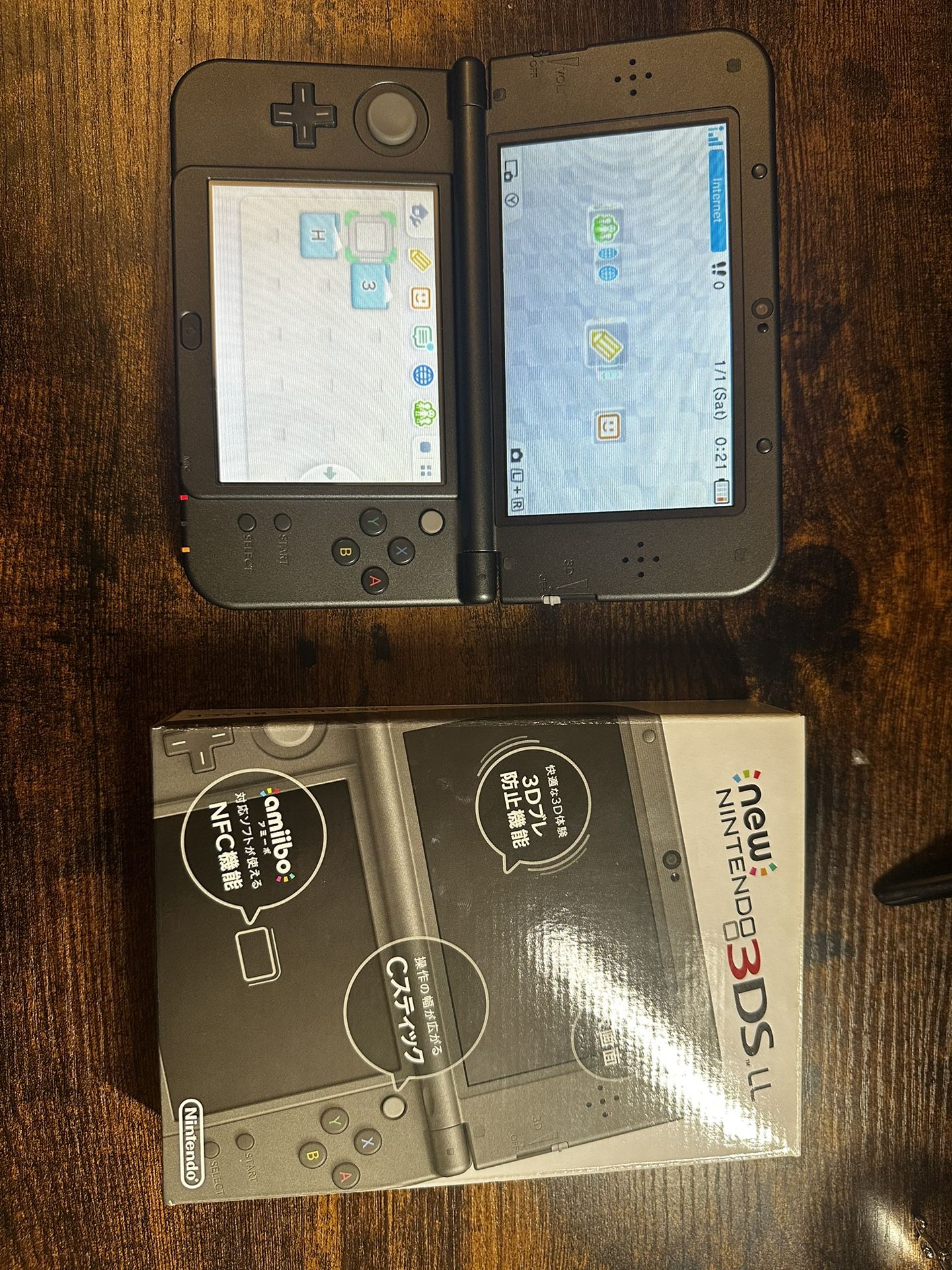 New 3ds Xl Gray With Original Box