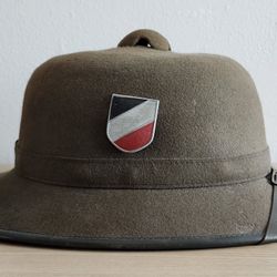Original WW2 Second Pattern Pith Helmet 