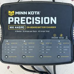 Minn Kota Precision MK 440PC On-Board Battery Charger - 4 Bank🔌