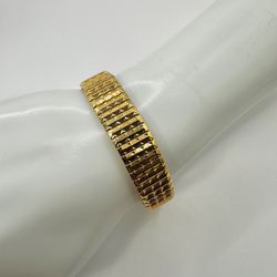 Speidel Vintage Unisex Gold Tone Expansion Bracelet 