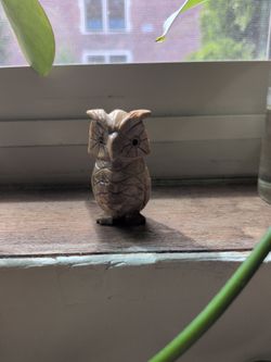 Carved owl