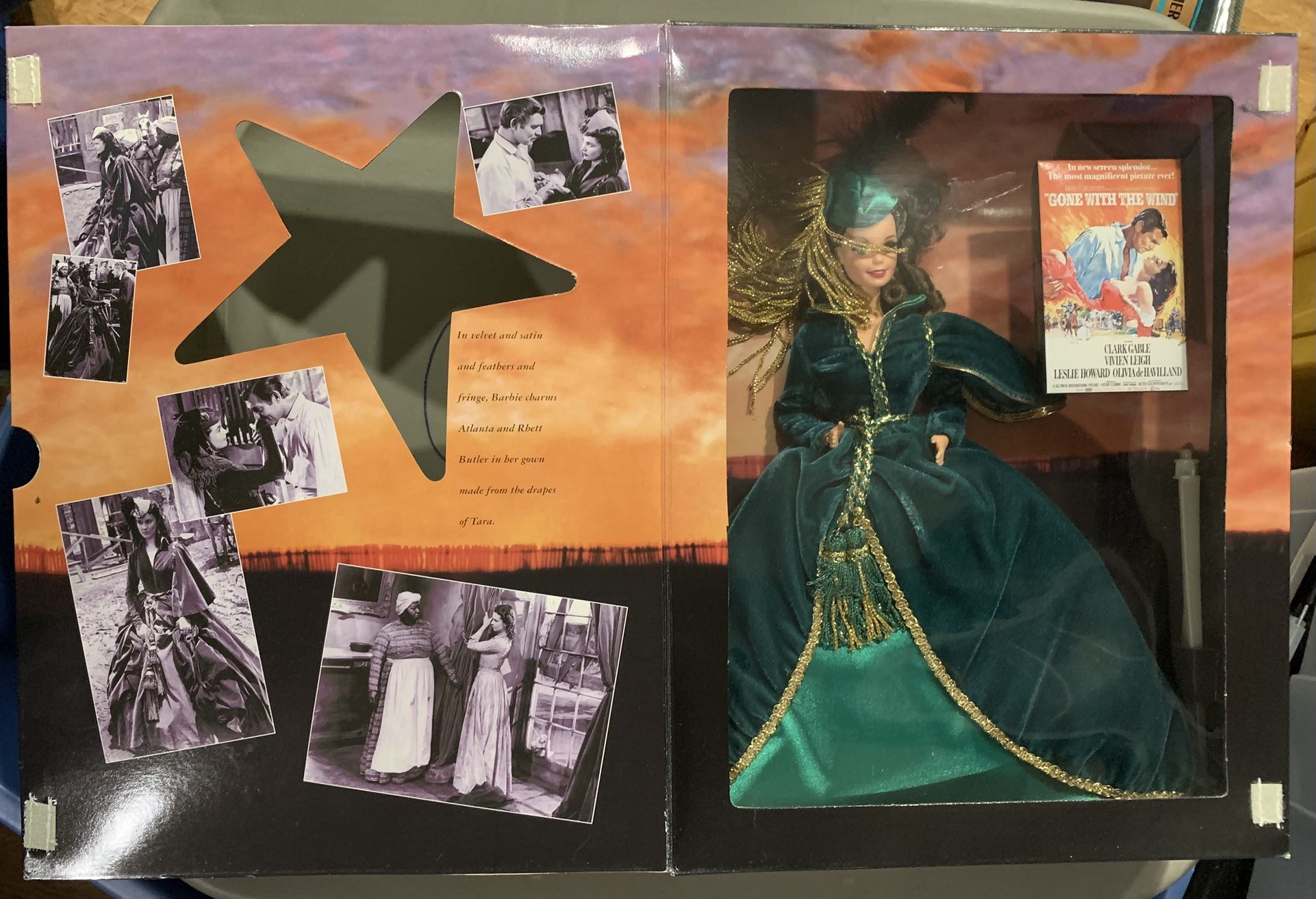 1994 BARBIE as Scarlett O'Hara "Gone With the Wind" movie
