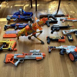 Nerf Guns (includes working Vulcan, Rapidstrike, Longshot, Supersoakers, Etc)
