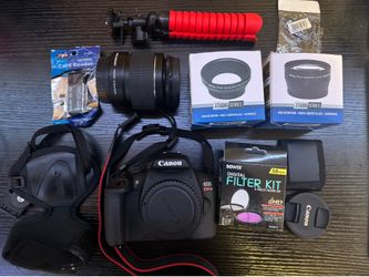 Canon EOS Rebel T7 DSLR Camera Bundle
