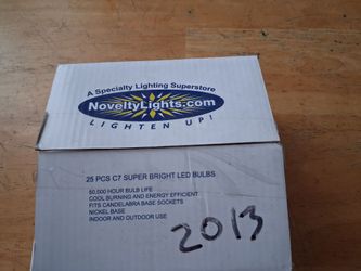 25 LED C7 Christmas Lamps