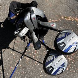 Kids, Left-Handed, Golf Clubs And  Bag