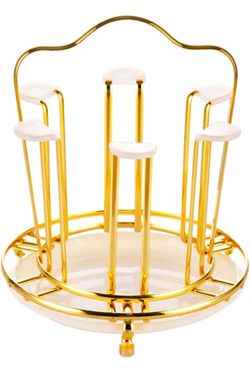 Cup Drying Rack for Home Use Sturdy Round Design Convenient Mug Organize