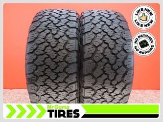 2 GENERAL GRABBER A/TX DURAGEN TECHNOLOGY AT 275/55R20 USED TIRES 10.0/32 TREAD