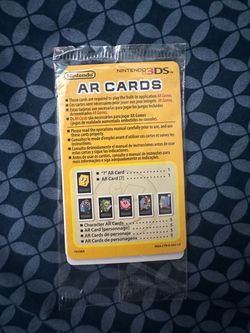 AR cards for Nintendo 3ds