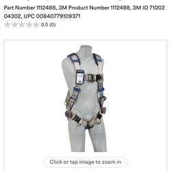 3M™ DBI-SALA® ExoFit™ STRATA™ Comfort Vest Climbing Safety Harness 1112488