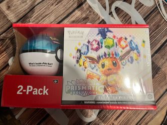 2 Pack pokeball & prismatic etb
