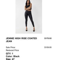 True religion New Coated Leather Pants 