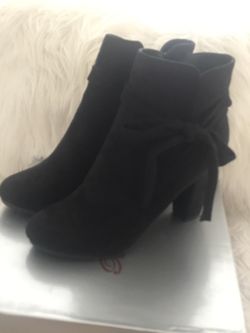 Cute black booties