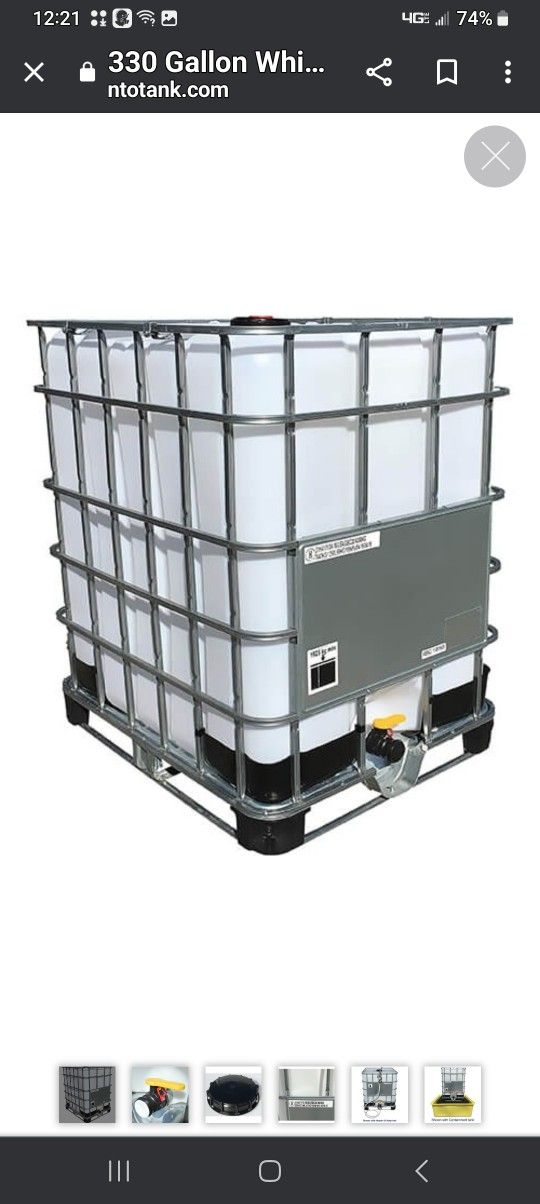 Large water holding container clean new condition