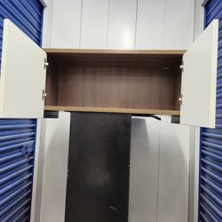 Overheard Solid Wood Cabinet