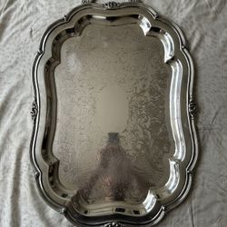 Vintage Silver Plated Tray
