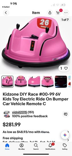Bumper Car with lights