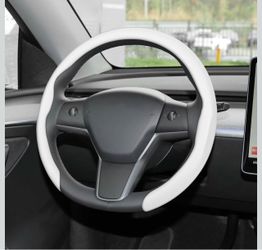 Tesla Nappa leather steering wheel cover